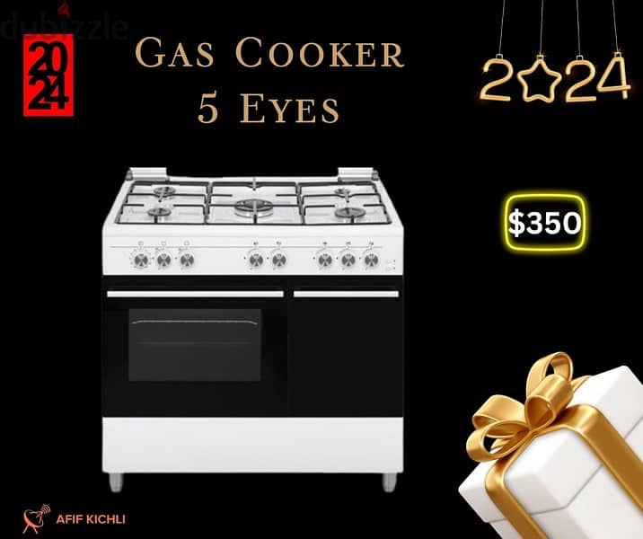 Gas Stove 4/5 Eyes فرن غاز كفالة شركة 1