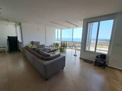 Hot deal! dbayeh renovated duplex 340m with 100m terrace sea view 6340