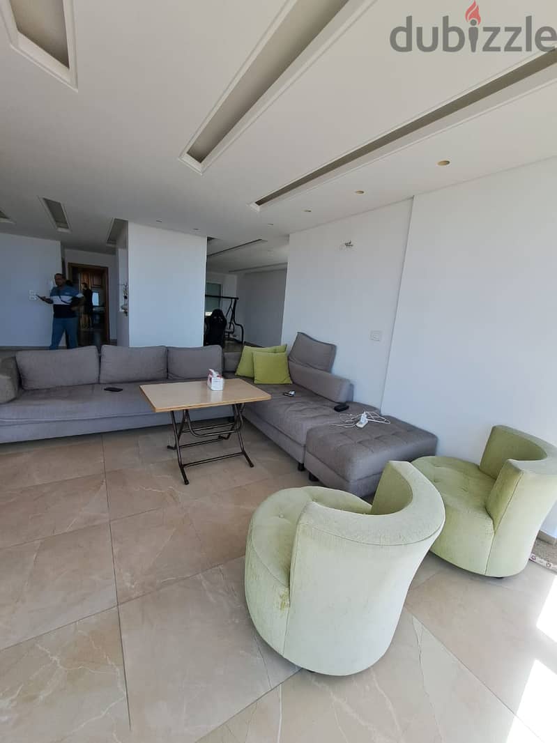 Hot deal! dbayeh renovated duplex 340m with 100m terrace sea view 6340 1