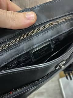 Authentic Prada Leather Bag. 0