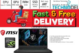 MSI GAMING LAPTOP RTX3080 32GB 0