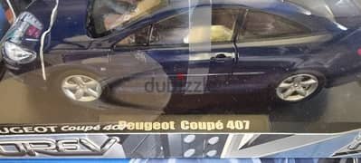 Diecast 1:18 Peugeot 407 coupe by Norev brand new ,