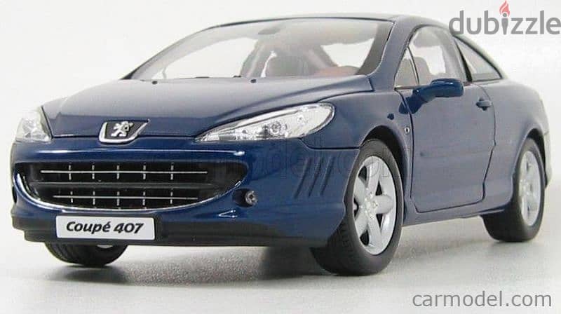 Diecast 1:18 Peugeot 407 coupe by Norev brand new , 3