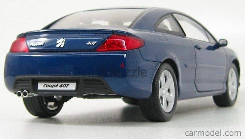 Diecast 1:18 Peugeot 407 coupe by Norev brand new , 4