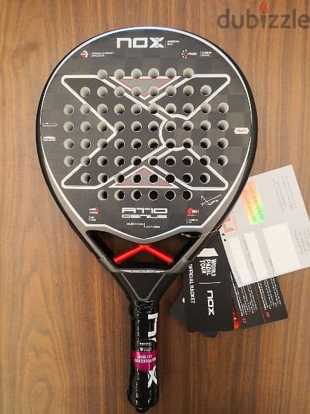 NOX New padel Racket AT10 Genius 18K (limited offer) 4