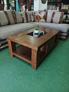 Wood table. طاولة خشب سنديان 0