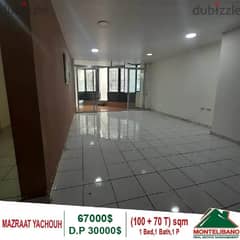 67000$!! Apartment for sale located in Mazraat Yachouh 0