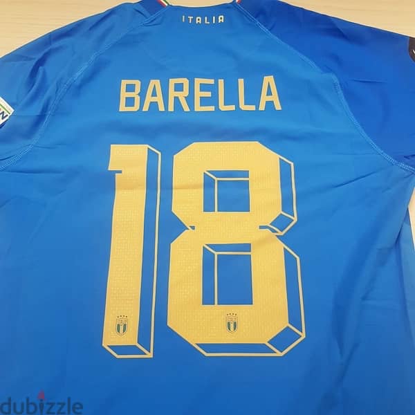 Barella italy big day  shirt Finalissima vs argentina 2022 5