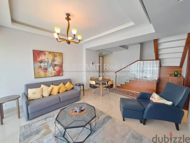 Spacious Duplex for rent | Huge Terrace | Minet el Hosn 7