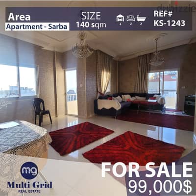 KS-1243 / Apartment for Sale in Sarba, شقة للبيع في صربا