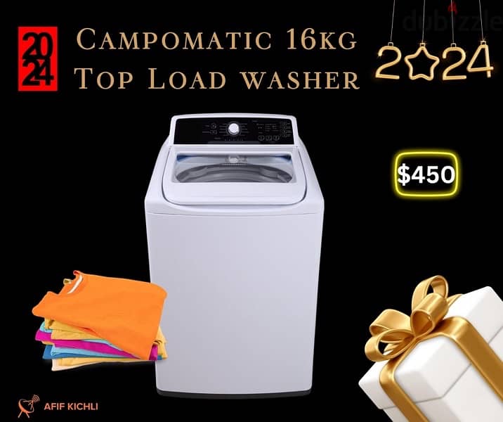 Campomatic Samsung Top Loading Washing Machine غسالة كفالة شركة 1