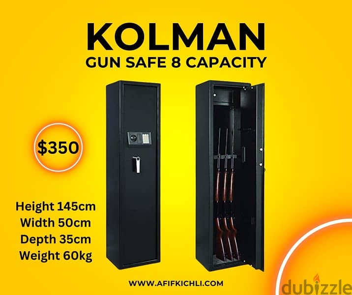 Kolman Safe Box all Sizes خزنة حديد جميع القياسات 2