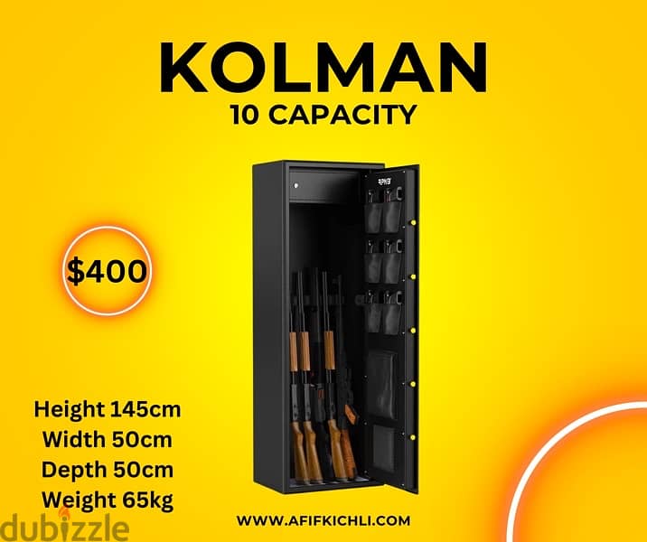 Kolman Safe Box all Sizes خزنة حديد جميع القياسات 15