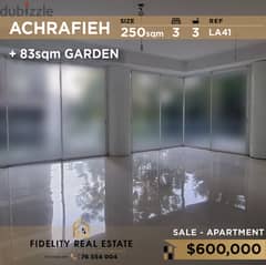 Apartment for sale in Achrafieh LA41 للبيع في الأشرفية