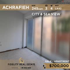 Apartment for sale in Achrafieh LA42 للبيع في الأشرفية