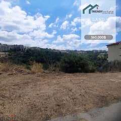 land for sale bchamoun yahoudeyeh ارض مع رخصة للبيع في بشامون اليهودية