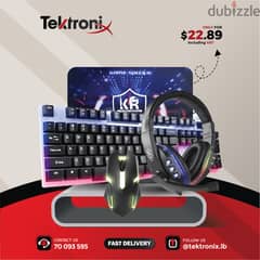 "Special Offer" 4 in 1 Gaming RGB Set Waterproof Keyboard / Headset 0