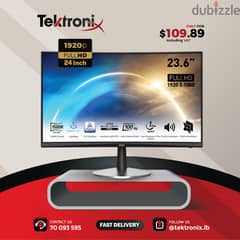 MSI PRO 23.6 Inch Full HD Curved Office Screen Monitor VA Panel 100Hz 0