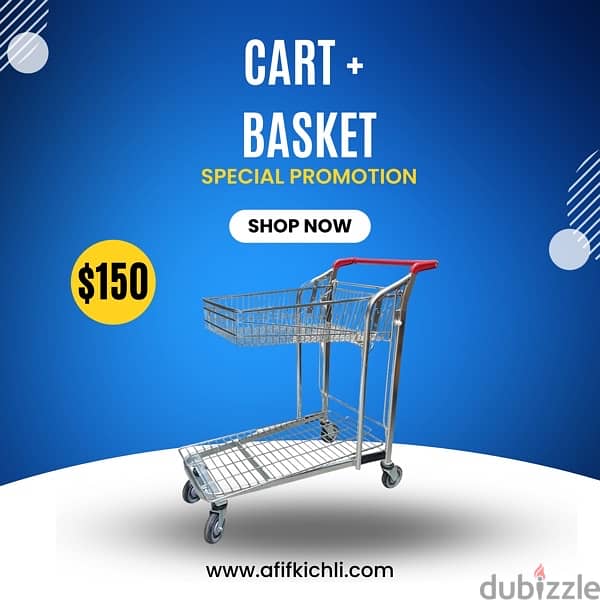 Trolley, Baskets & Shelves for Supermarket,Pharmacy, Stores etc. . 6