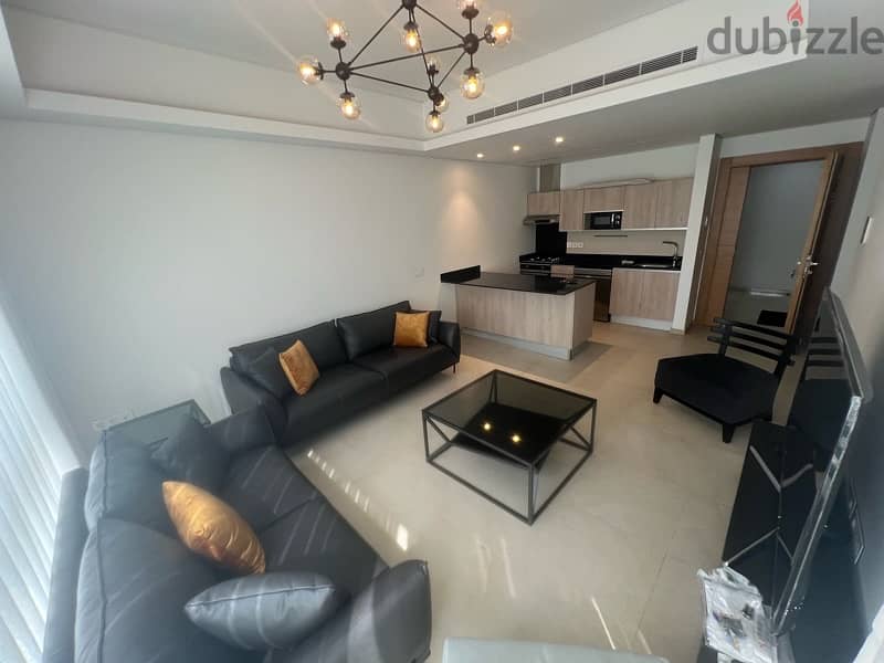 fully furnished one bedroom for rent waterfront dbayeh metn 1