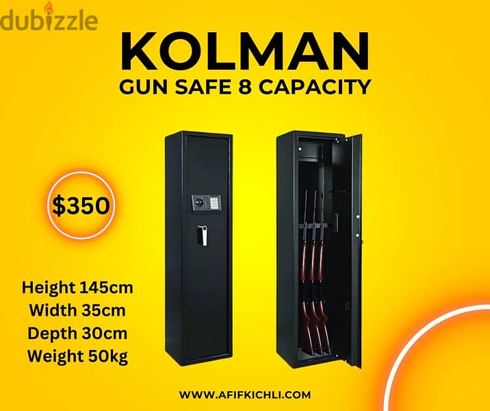 Kolman Safe Box all Sizes خزنات حديد جميع القياسات 3