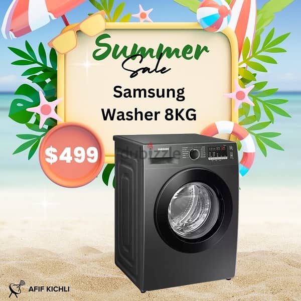 Campomatic Samsung 7kgs Washing Machine كفالة شركة 5