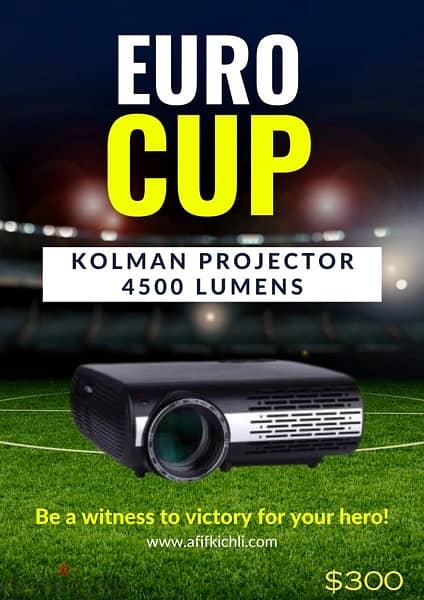 Kolman LED Projectors 4500 Lumens New 0