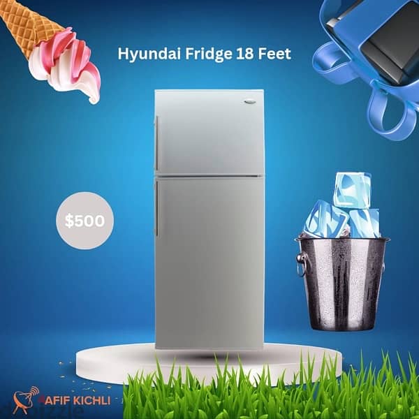 Campomatic Hyundai Whirlpool Inverter Fridge براد برادات كفالة شركة 2