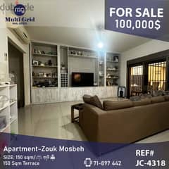 JC-4318 / Apartment for Sale in Zouk Mosbeh, شقة للبيع في ذوق مصبح