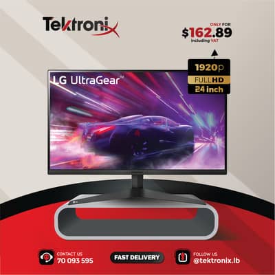 LG 24 inch UltraGear FHD 165Hz Screen Monitor AMD FreeSync Premium