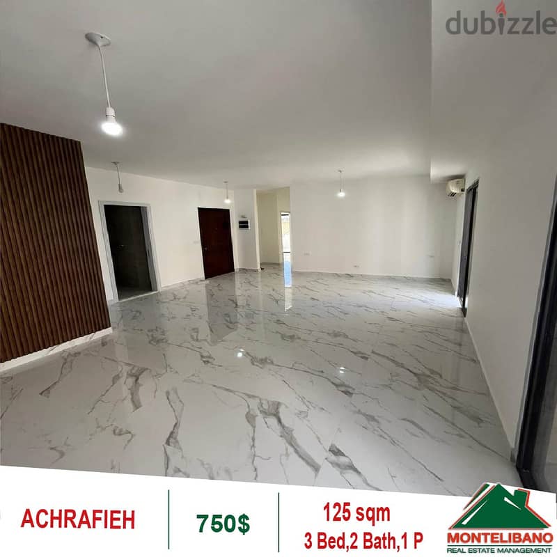 750$!! Apartment for rent located in Achrafieh 2