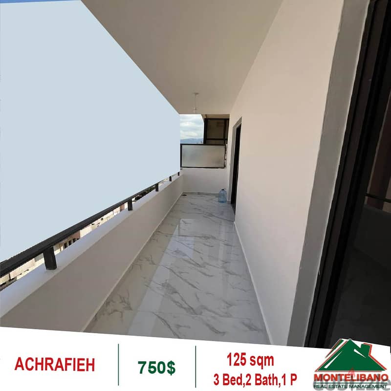 750$!! Apartment for rent located in Achrafieh 3