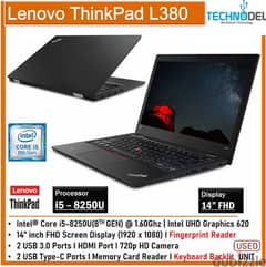 LENOVO L380 I5 8TH