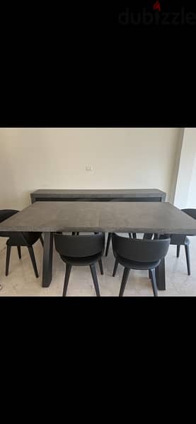 modern grey and black very good condition