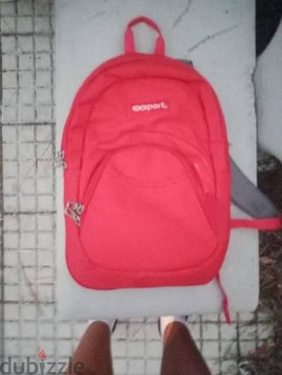 red exsport backpack