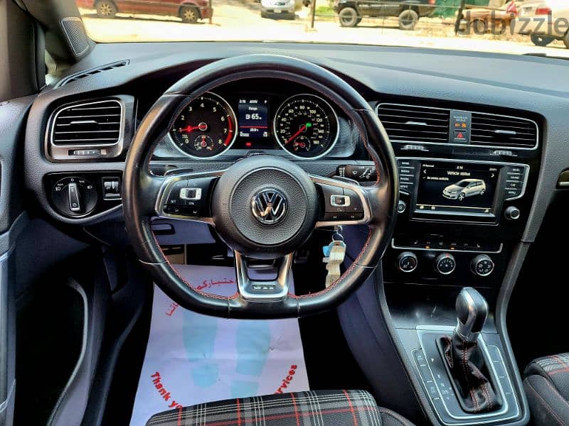 VOLKSWAGEN GOLF 7 GTI 2017 full 67000 miles اجنبية شبه جديدة 15