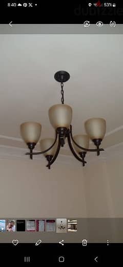 2 pieces chandelier