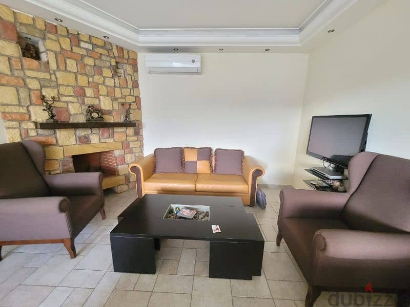 HOT DEAL IN MANSOURIEH MOUNTAIN VIEW FULLY FURNISHED 1