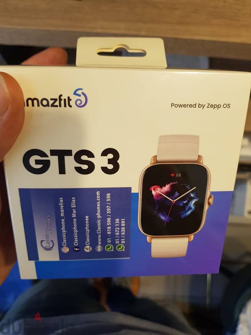 Amazfit gts 3 white original & new price 0