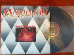 Marillion "Brief encounter" vinyl  cover have some stains vinyl vg