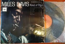 Miles Davis "kind of blue" vinyl uk 1960 cover vg vinyl vg