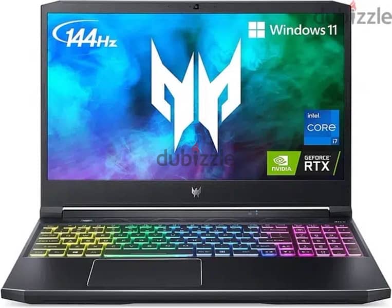 Gaming laptop acer helios 300 + 165hz monitor 0