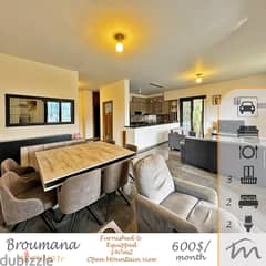 Broumana | Signature | Decorated 140m² | 3 Balconies | Open View 0