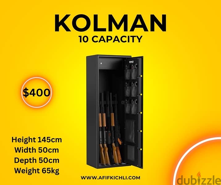 Kolman Safe Box all Sizes خزنات حديد جميع القياسات 3