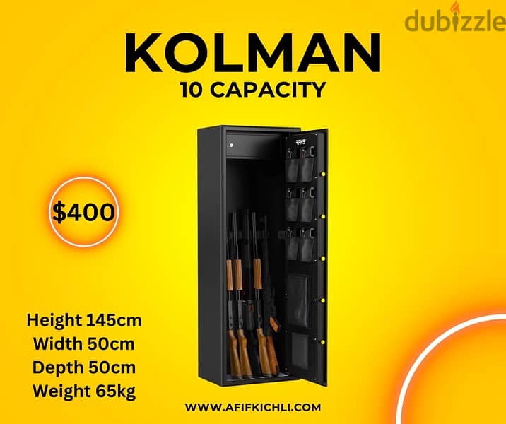 Kolman Safe Box all Size خزنات جميع القياسات 2