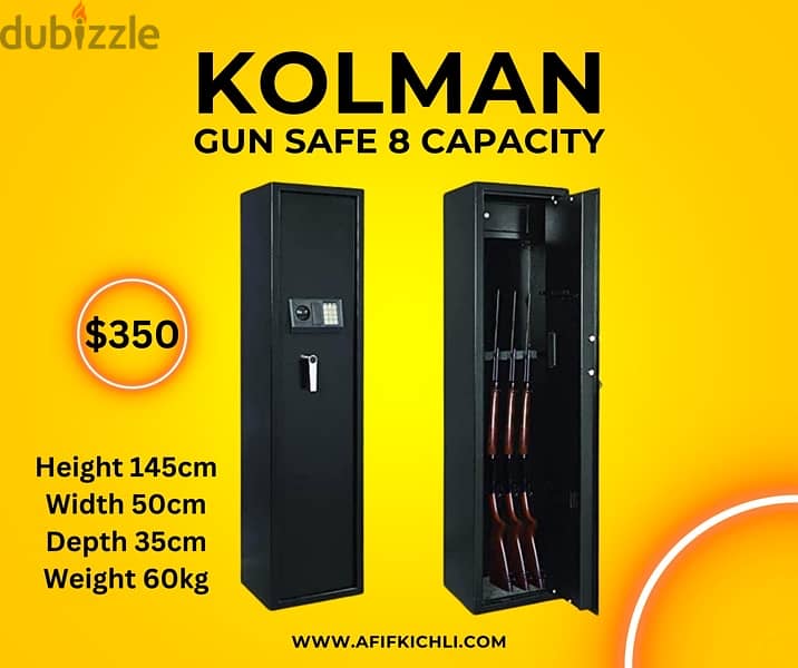 Kolman Safe Box all Size خزنات جميع القياسات 3