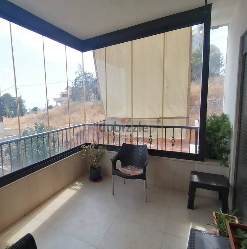 zahle dhour semi furnished apartment for sale Ref#6345 5