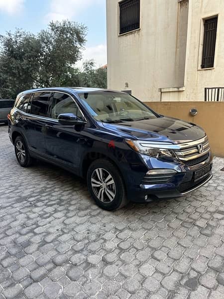 Honda Pilot AWD 2016 dark blue 2