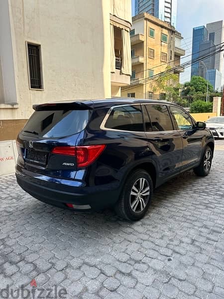 Honda Pilot AWD 2016 dark blue 4