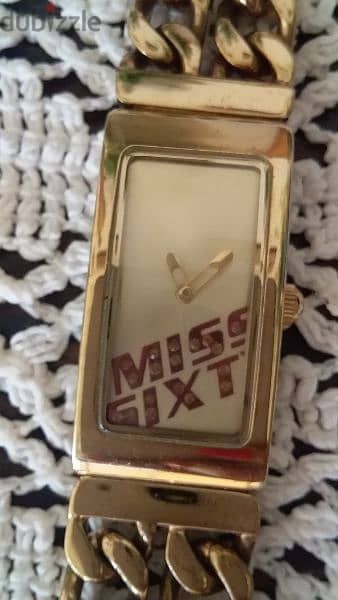 miss Sixty gold chain watch 0